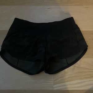 Lululemon 2.5 inch speed up shorts